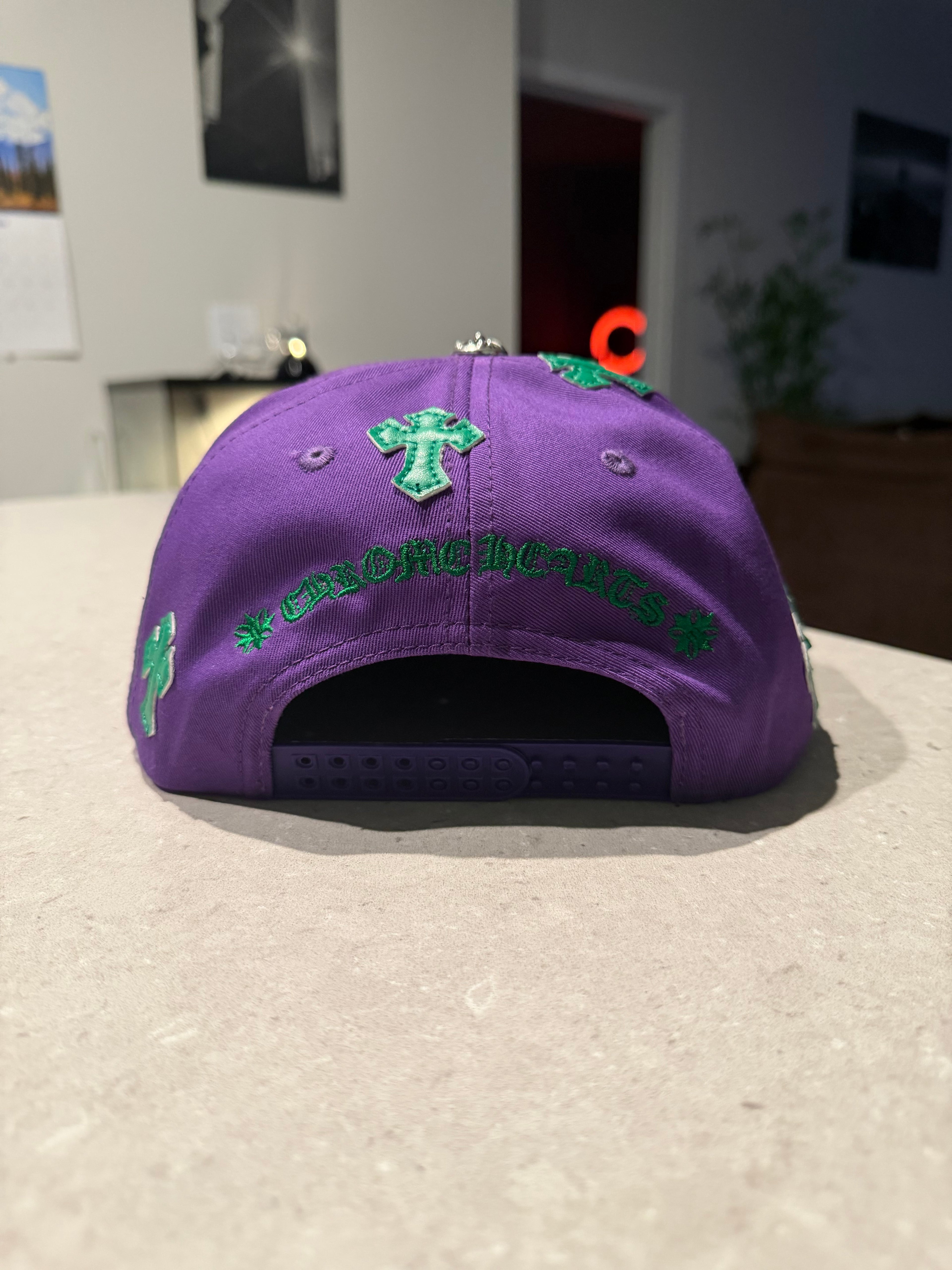 Chrome Hat - Purple/Green