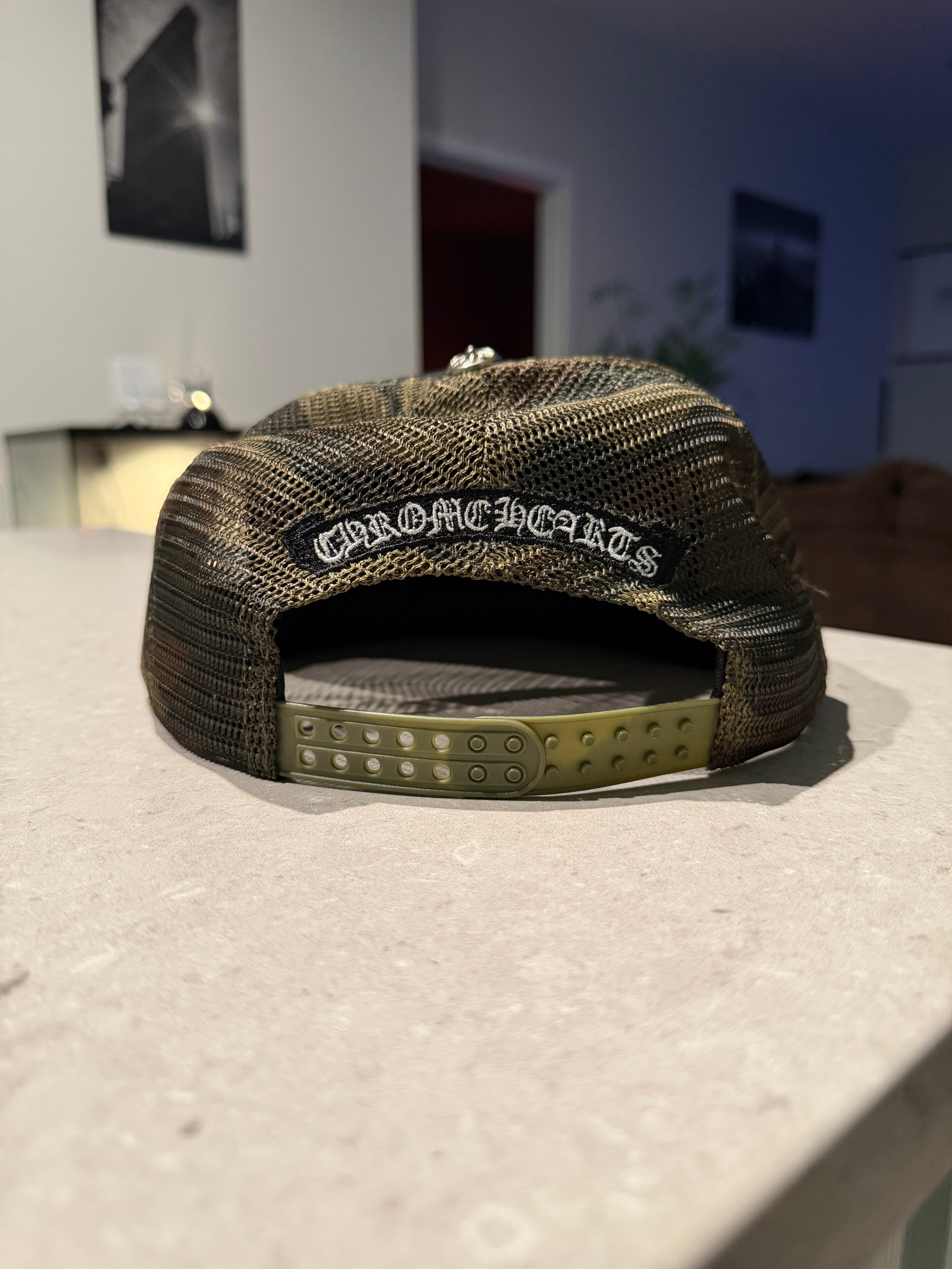Chrome Trucker Hat - Camouflage