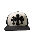 Chrome Trucker Hat - White/Black