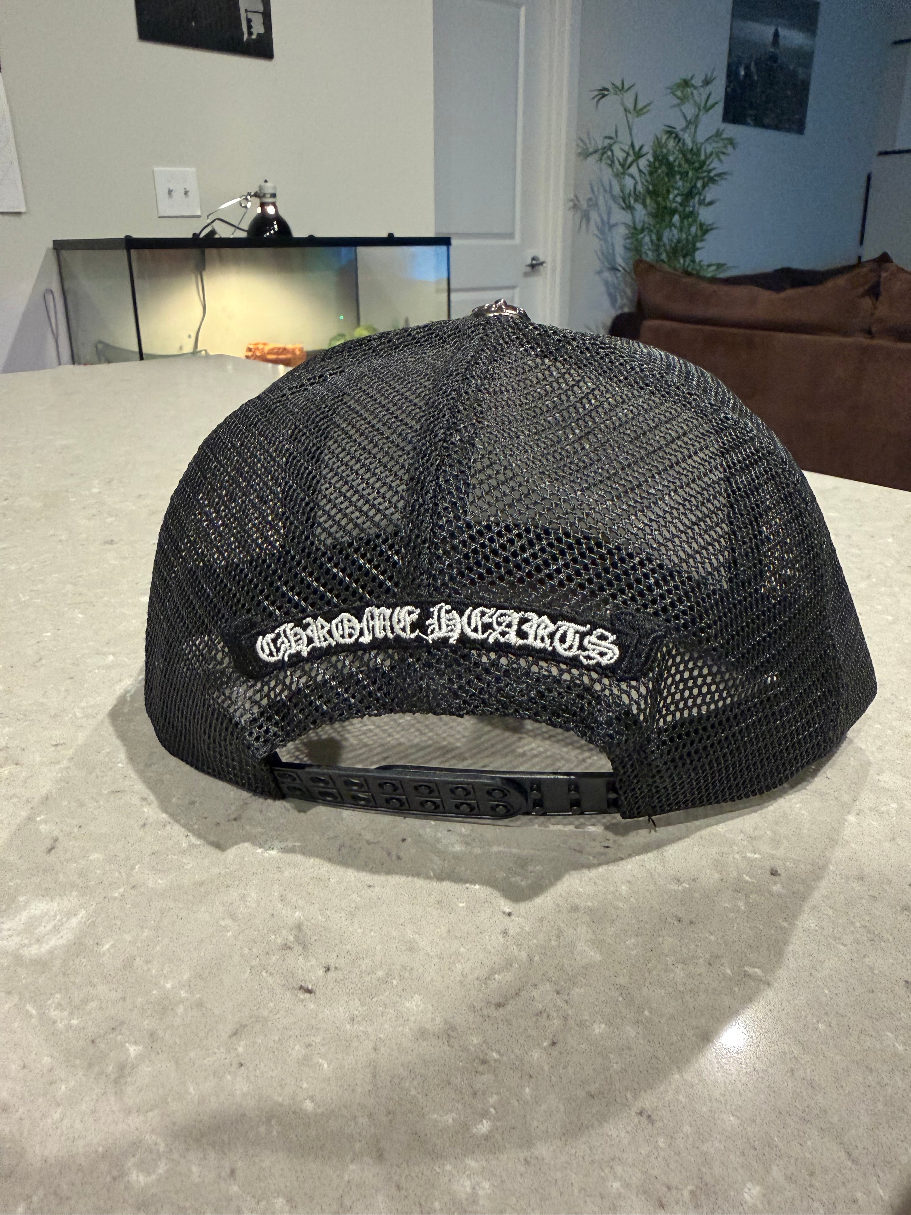 Chrome Trucker Hat - Red x Black