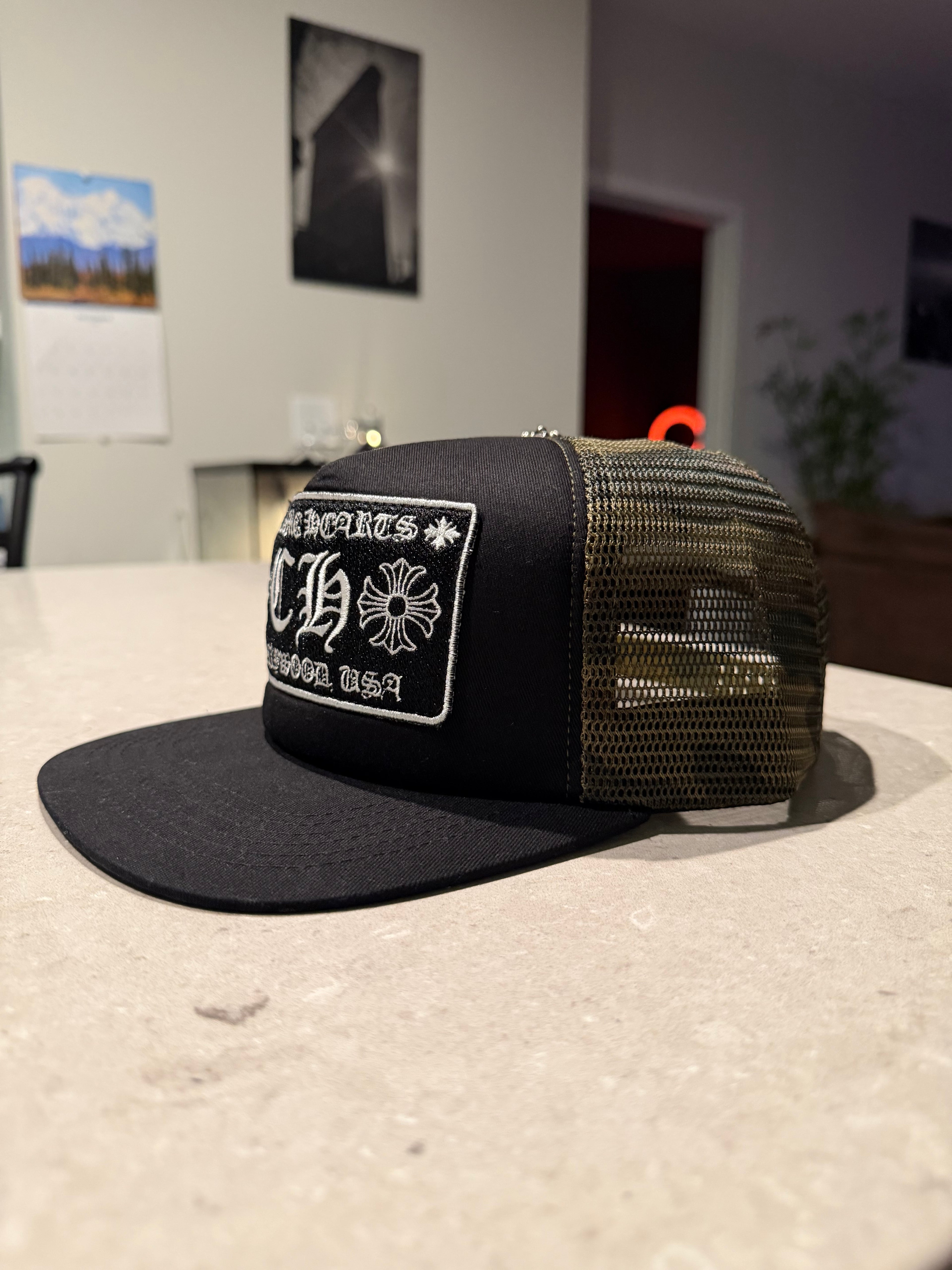Chrome Trucker Hat - Camouflage