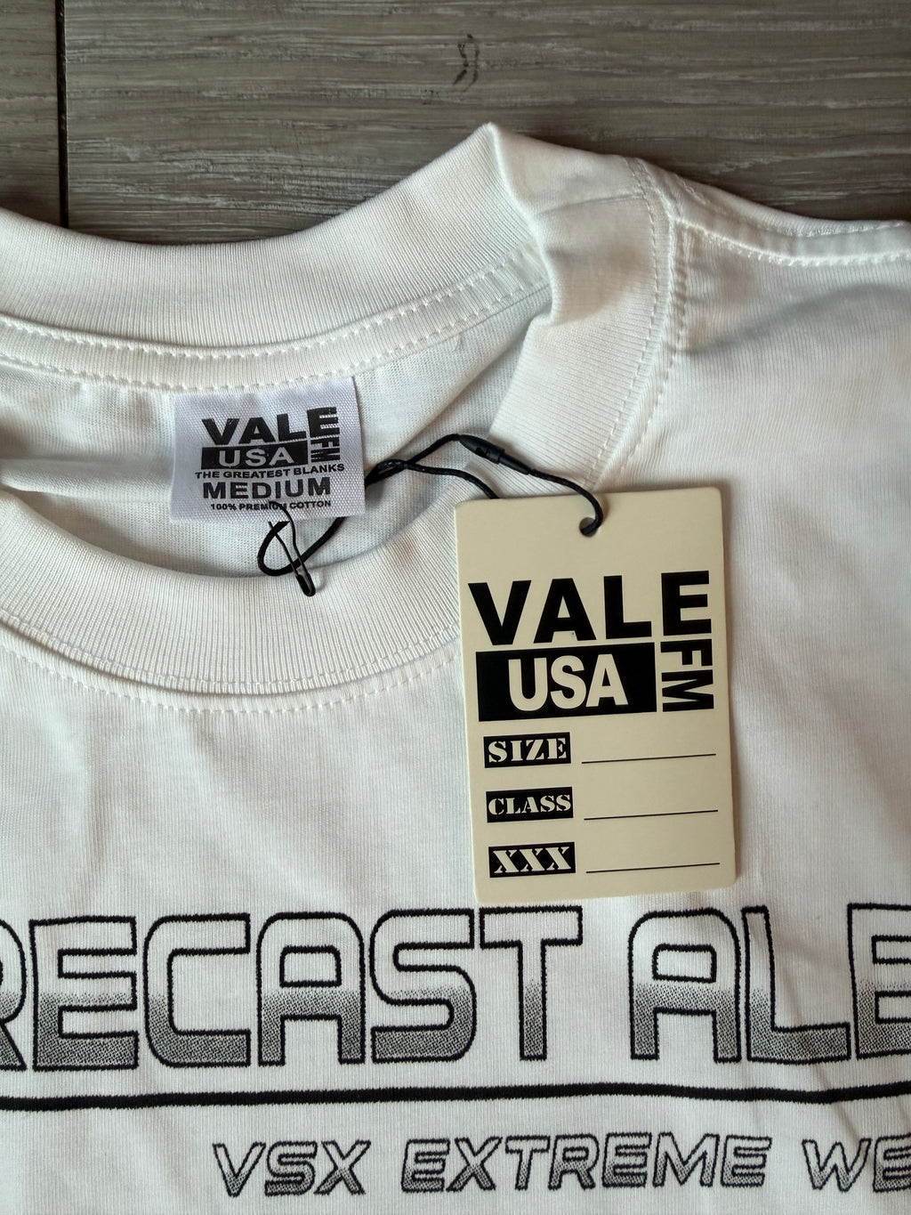 Vale Lives Weatherman Tee White