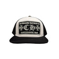 Chrome Trucker Hat - White x Black