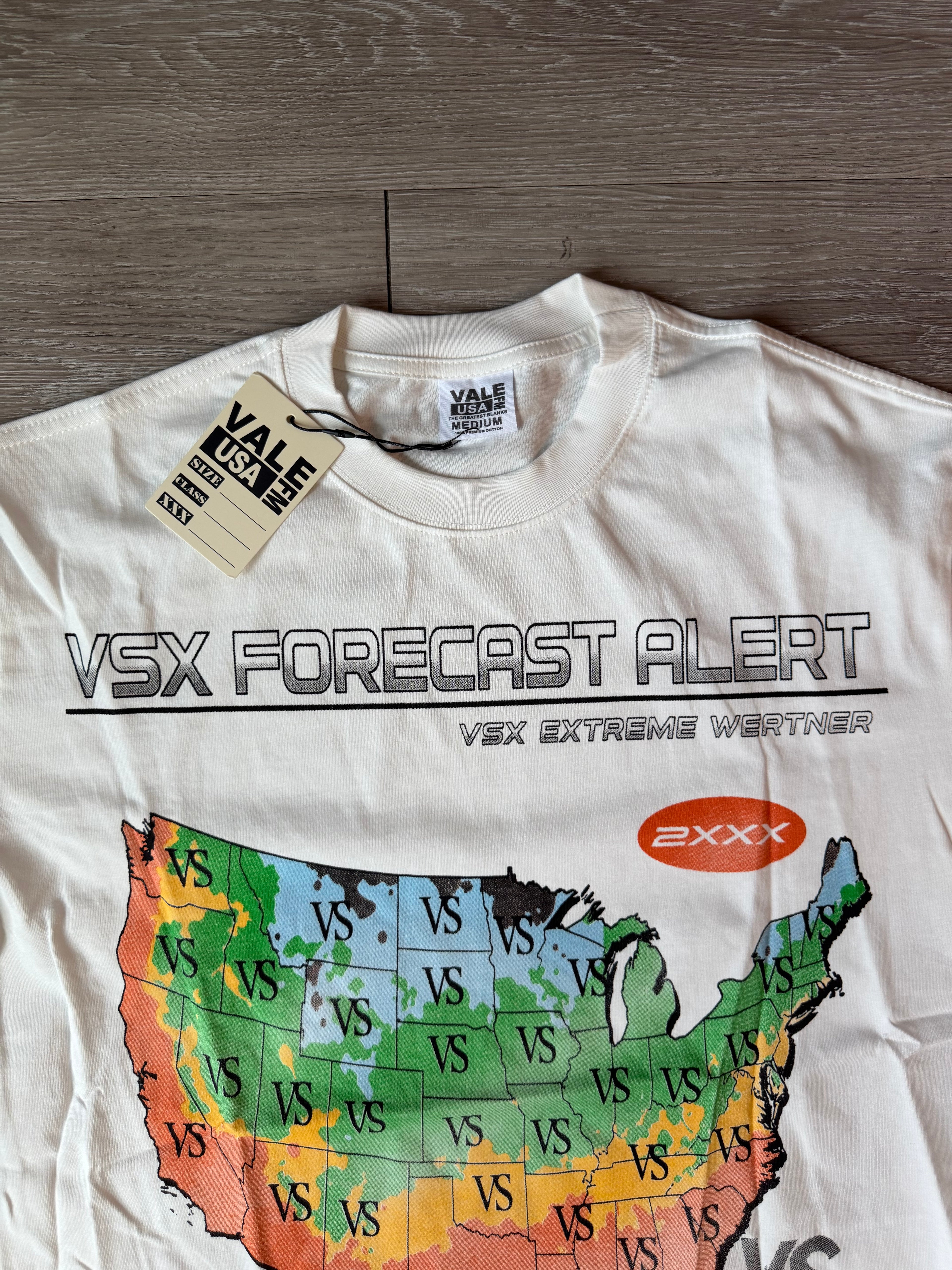 Vale Lives Weatherman Tee White