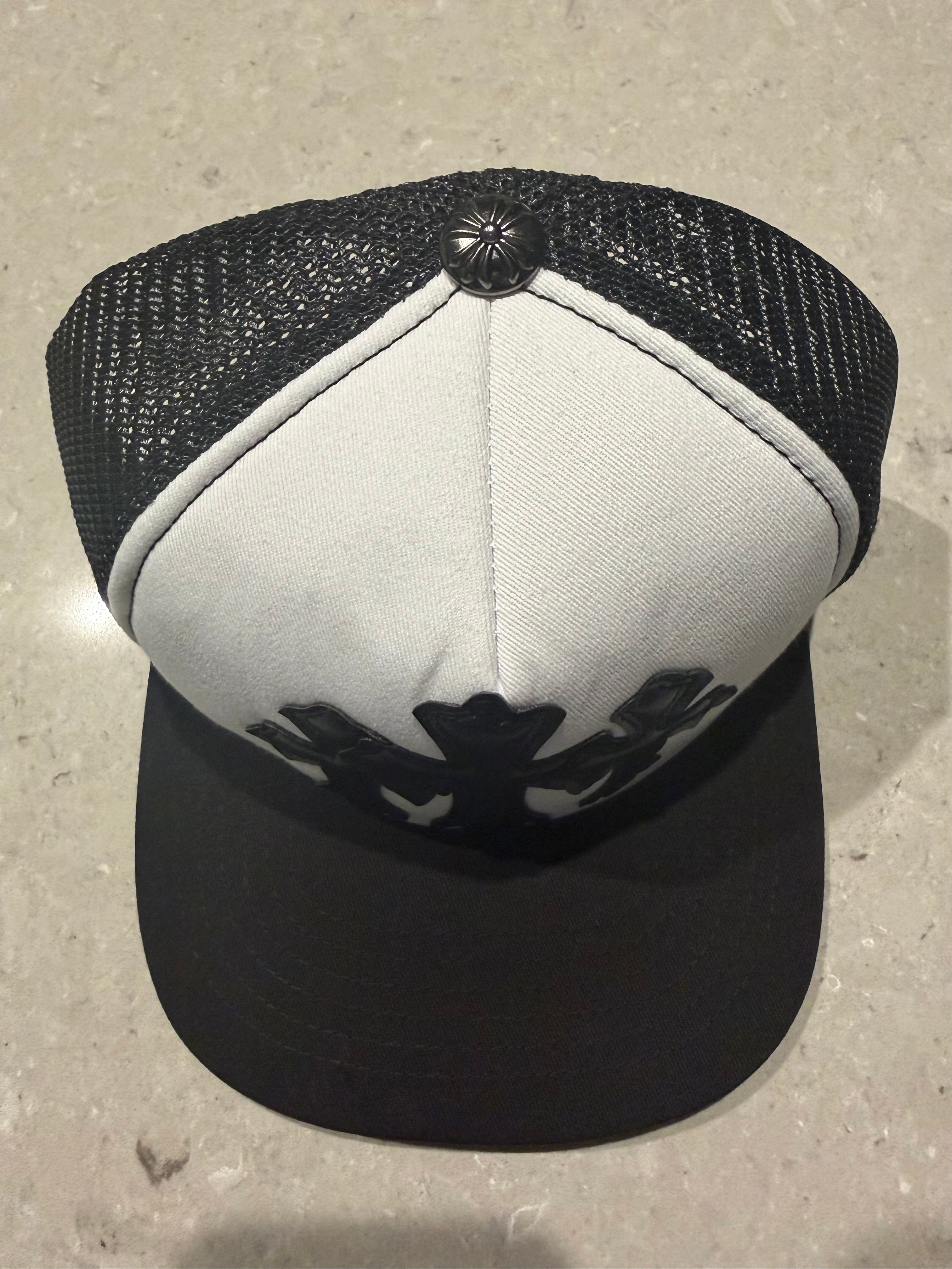 Chrome Trucker Hat - White/Black