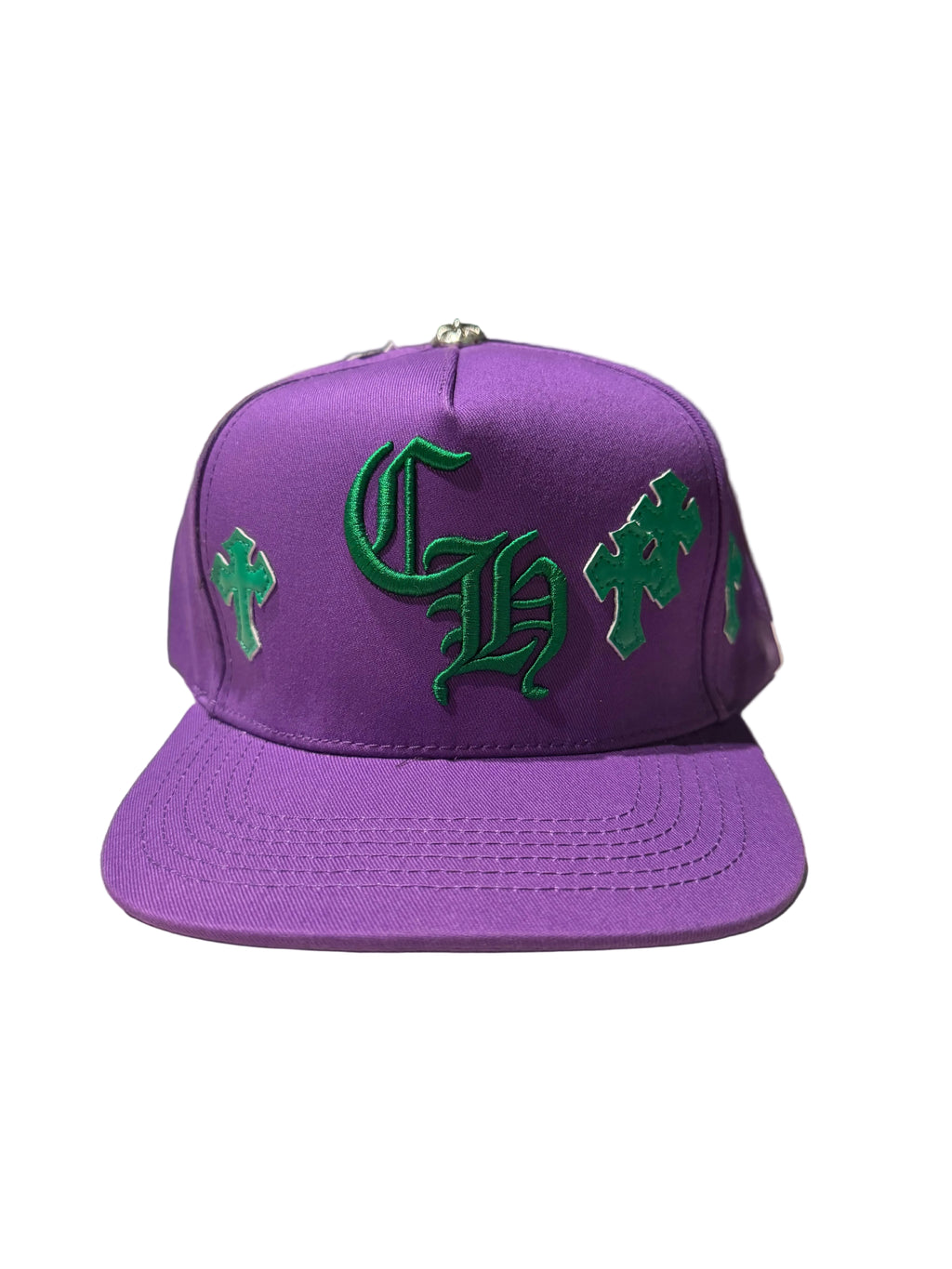 Chrome Hat - Purple/Green
