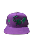 Chrome Hat - Purple/Green