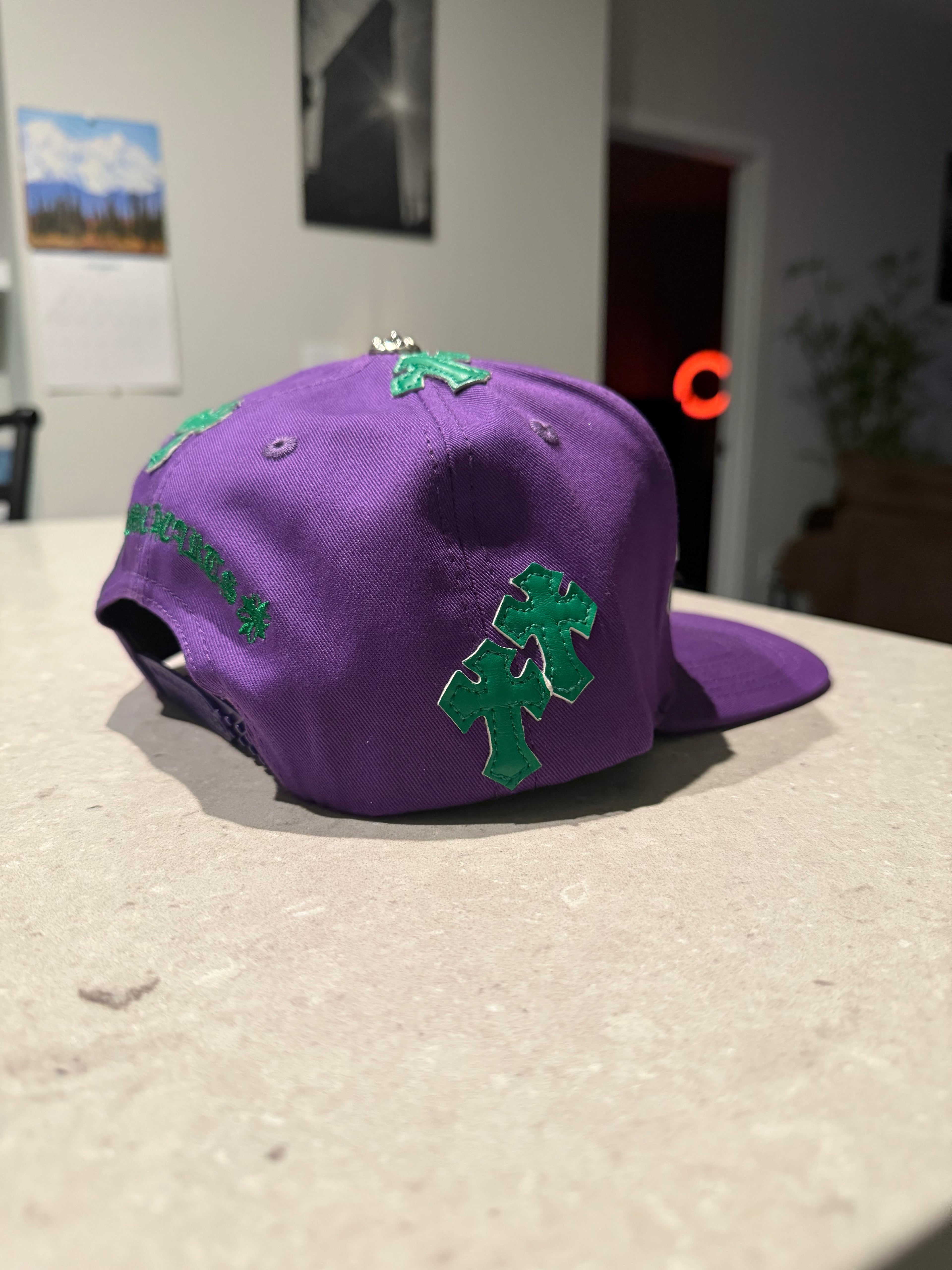 Chrome Hat - Purple/Green