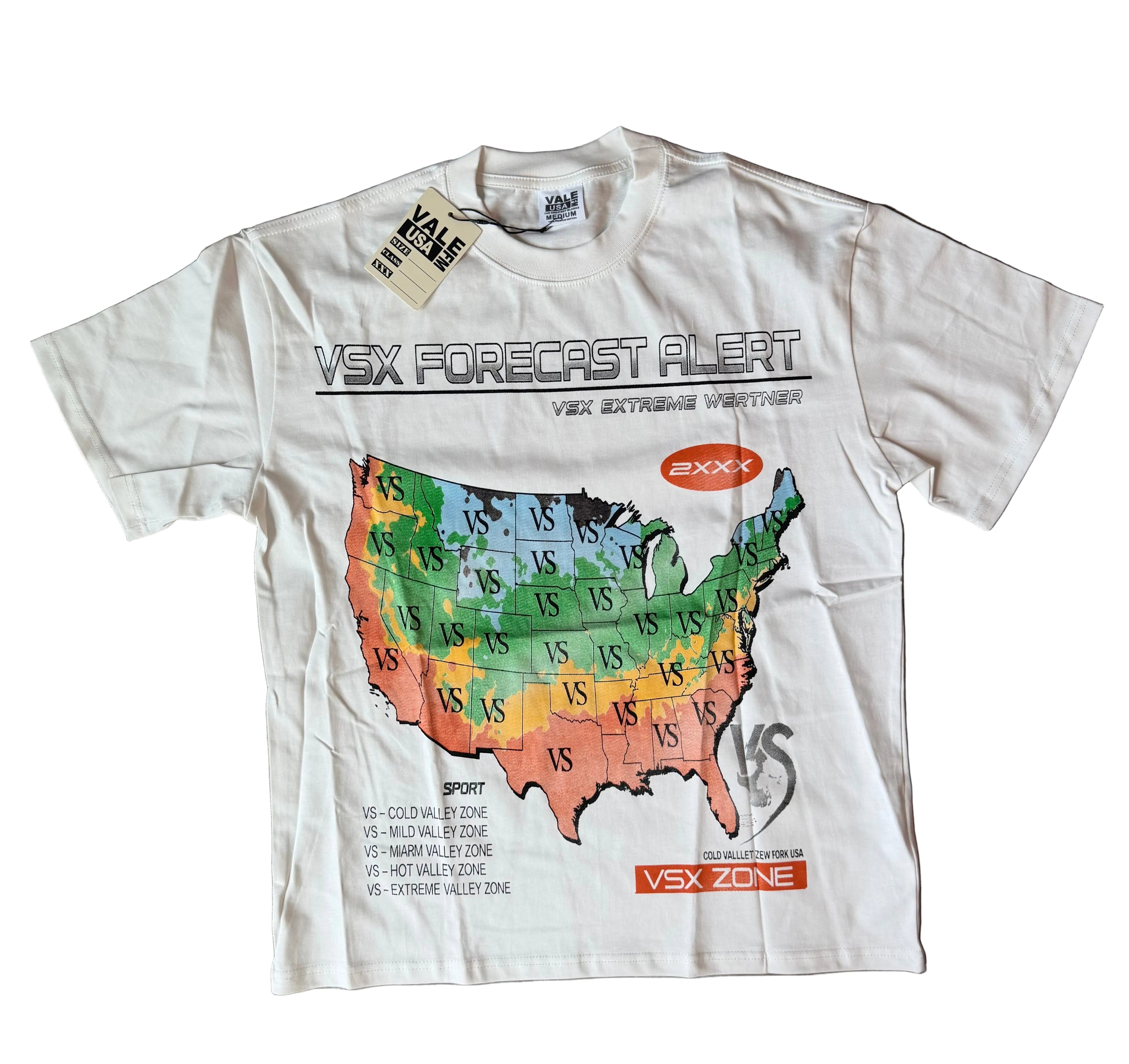 Vale Lives Weatherman Tee White